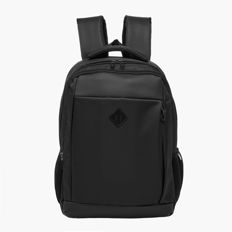 LIFESTYLE Tech Solid Black Backpack for Men - Image 1